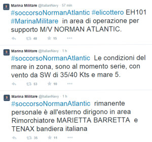 tweet marina militare