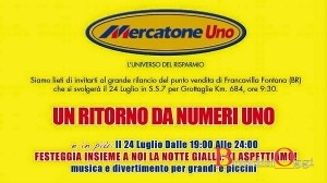 mercatone uno invito inaugurazione