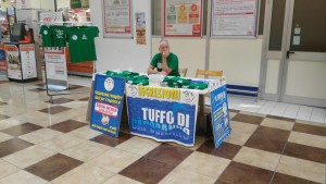 Postazione Iscrizione Tuffo di Capodanno 2016 Centro Commerciale Le Colonne