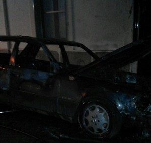 incendio auto san vito via ragazzi