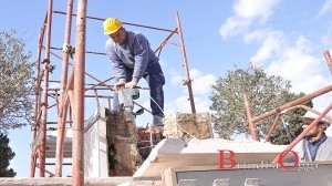 statua di cristo cimitero brindisi 2