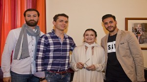 Andrea Sirianni, Carlos Montalvan, Carla Fracci, Alessandro De Ceglia - ph Stefano Albanese